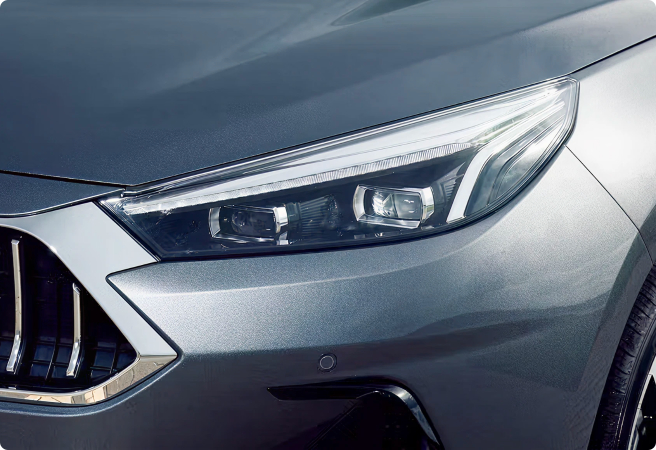 LED фары головного света.